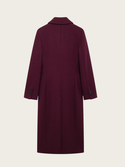 Heavenleigh Wine Red Long Coat