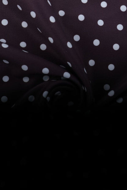 Polka Dot Square Neck Spaghetti Strap Knit Bodycon Maxi Dress