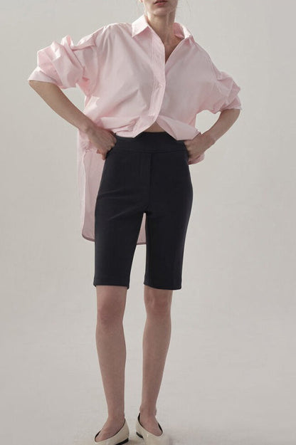 Casual Longline Cotton Blouse