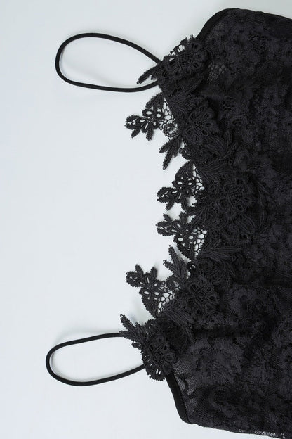 Sweetheart Mesh Panel Floral Lace Applique Bodycon Mini Dress