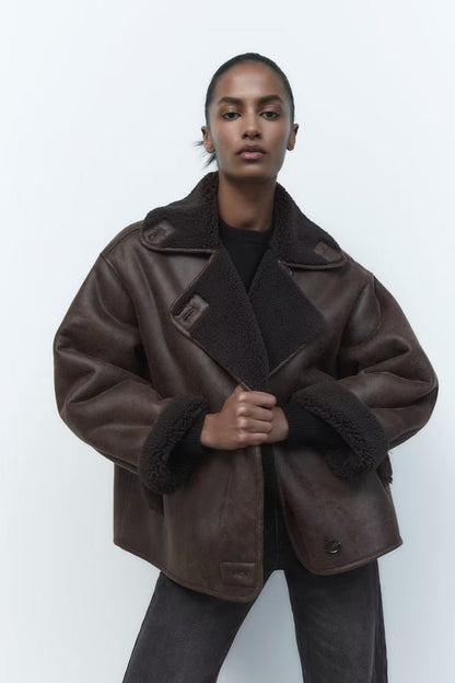 Double-Faced Shearling Jacket