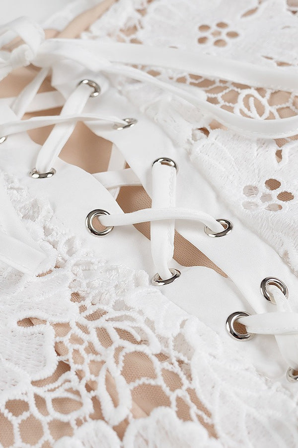 Tie Detail Bodycon Slip Dress