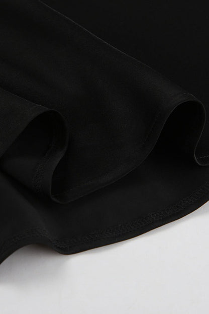 V Neck Tie Front Satin Top Maxi Skirt Set