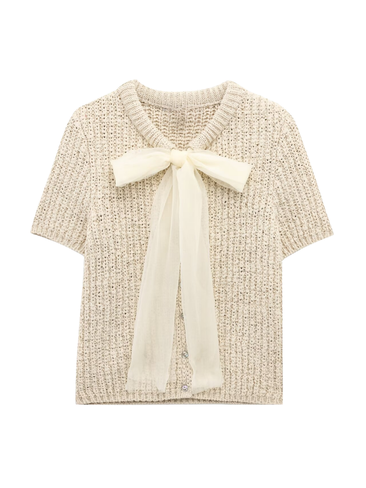 Jazmyne Bow Knit Cardigan