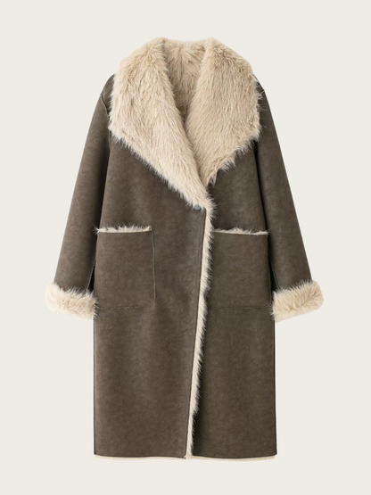Azlyn Reversible Faux Fur Coat