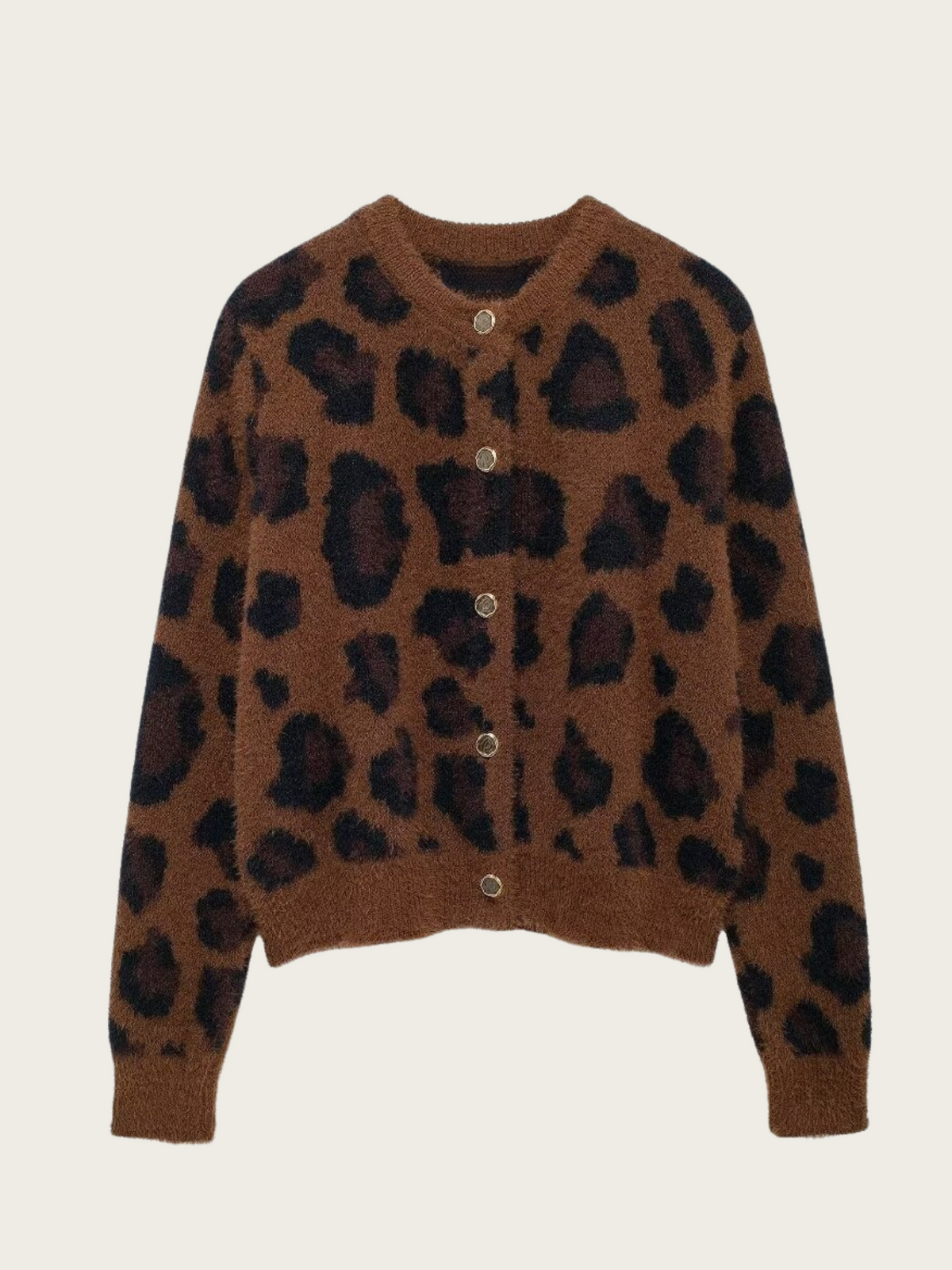 Maizie Faux Fur Leopard Cardigan