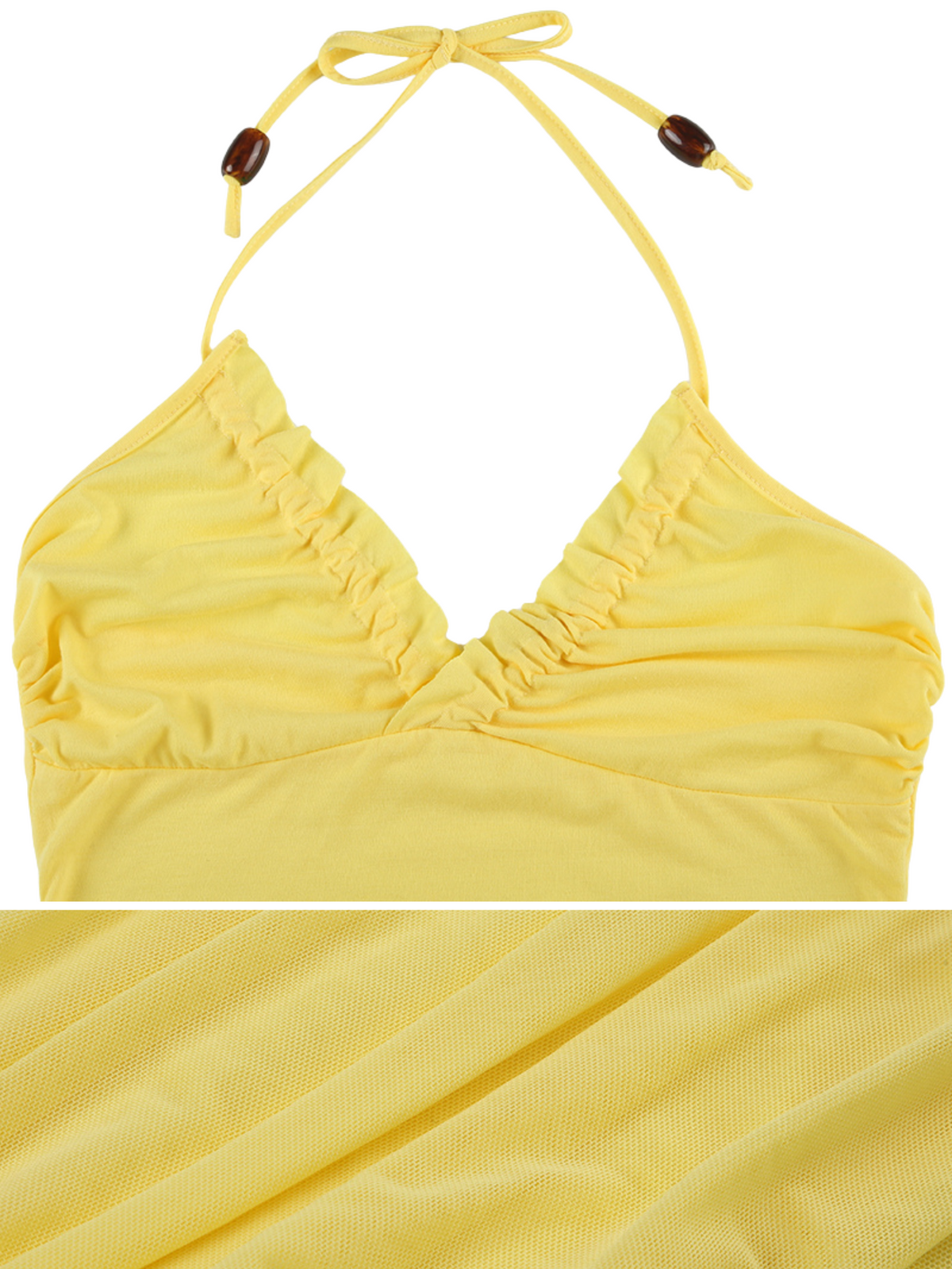 Viana Ruched Halter Top