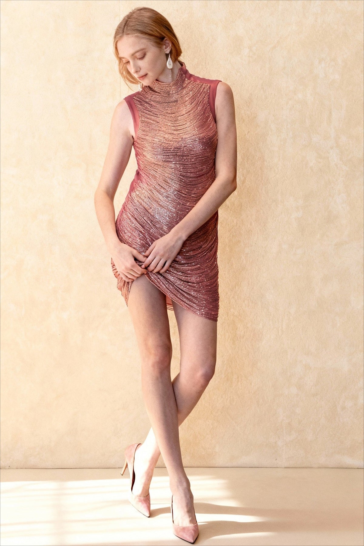 Pink Bandage High-Quality Party Party Dress