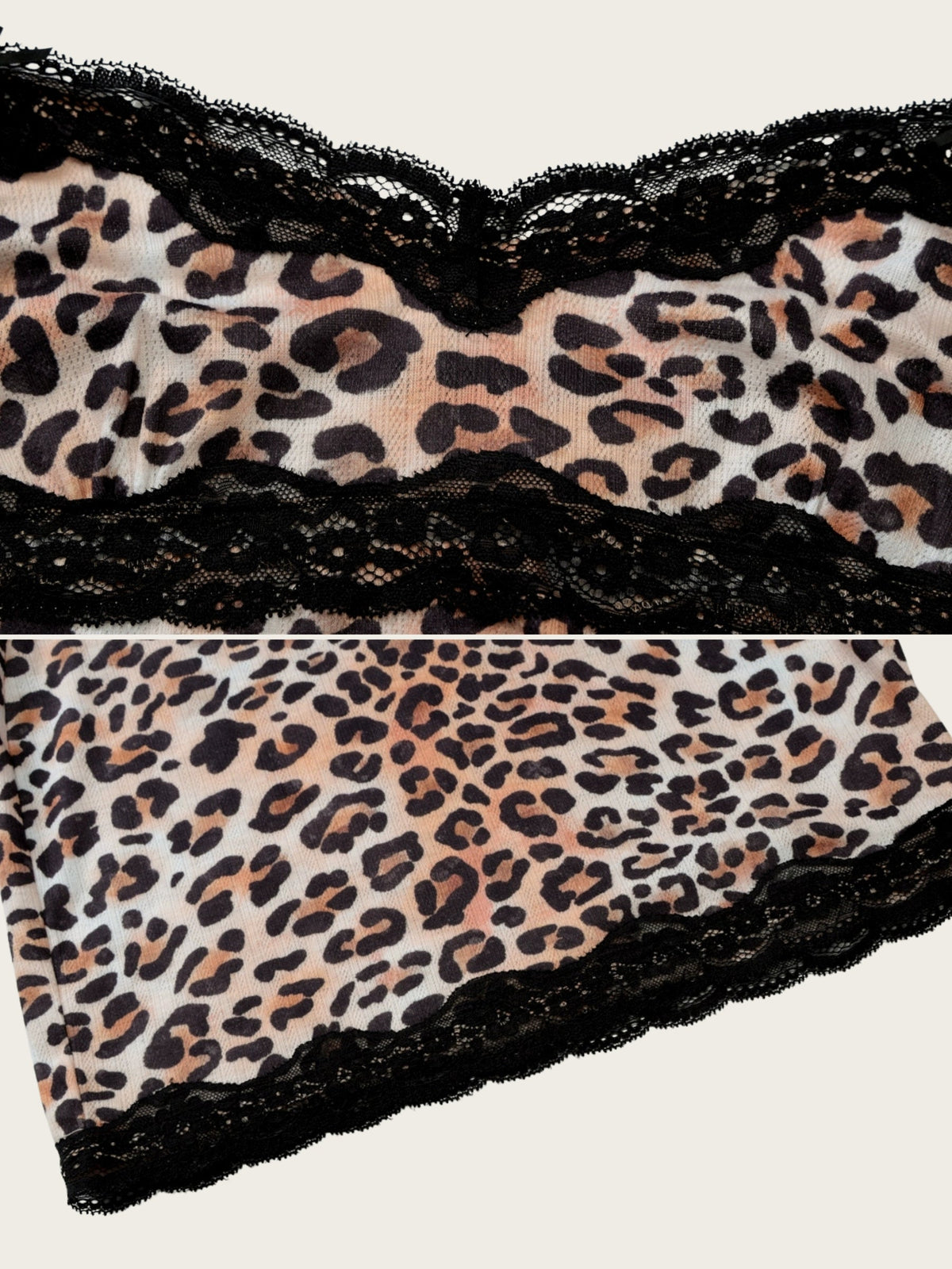 Maelie Leopard Lace Splicing Dress