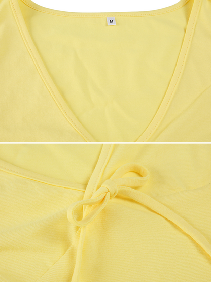 Zaria Front Tie Basic Top