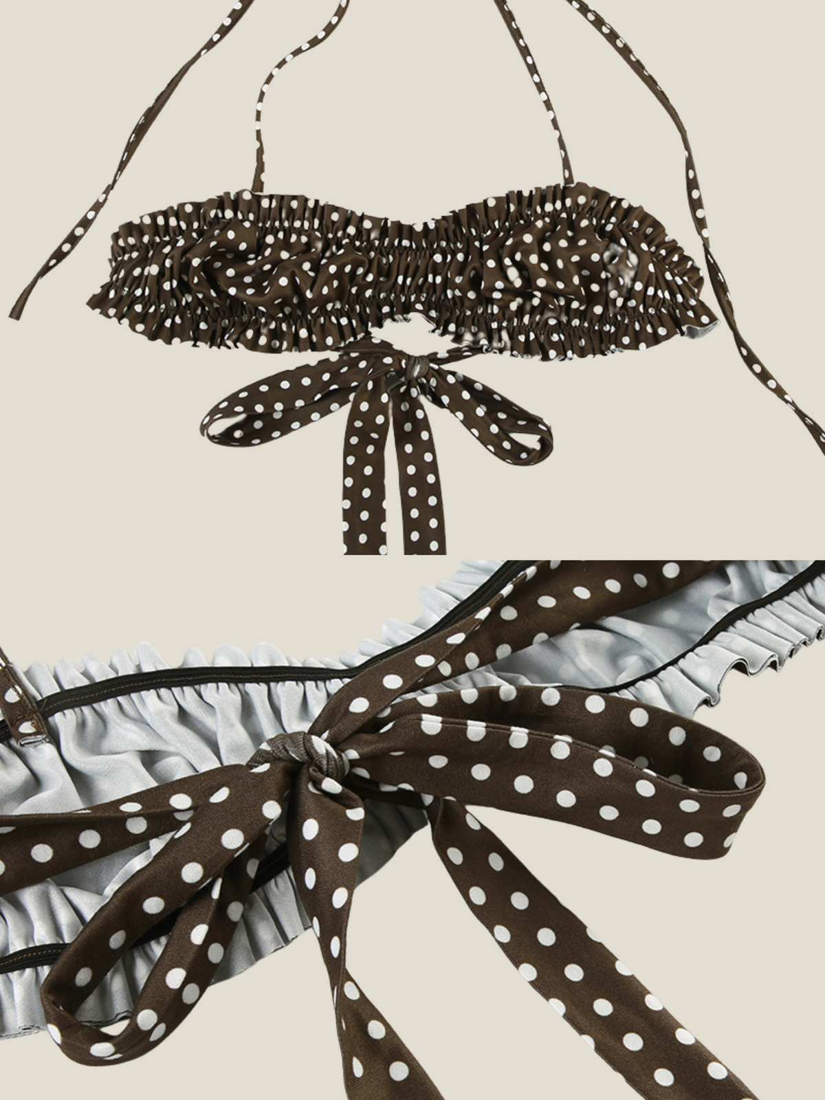 Bianca Polka Dot Ruffle Short Set