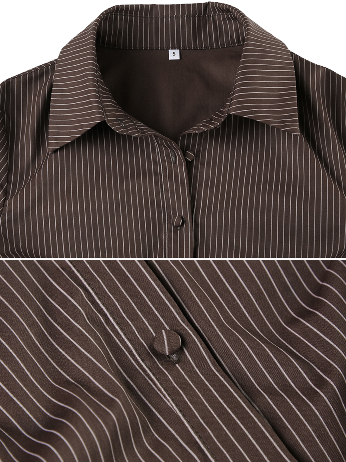 Juliett Striped Button-Up Shirt