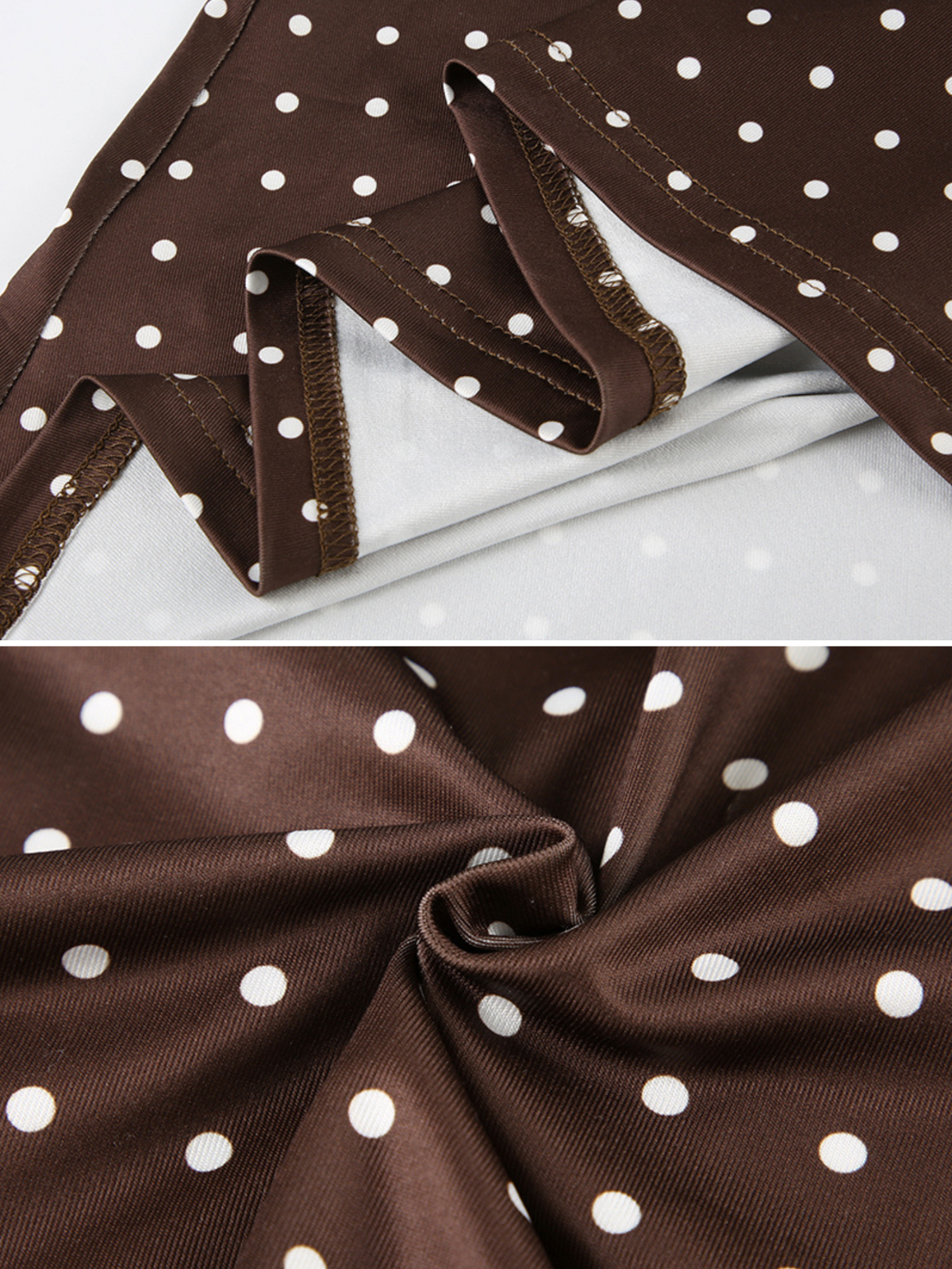 Dulce Polka-Dot Mini Dress
