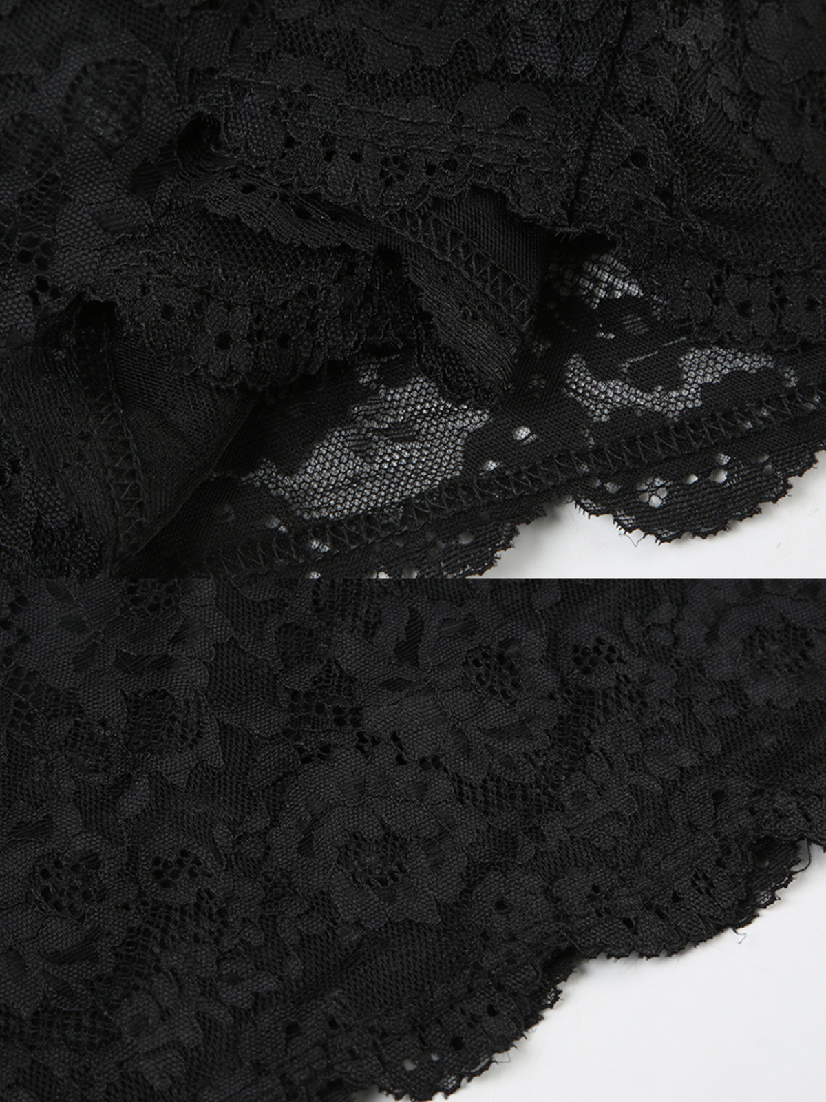 Celine Lace See-Through Mini Dress