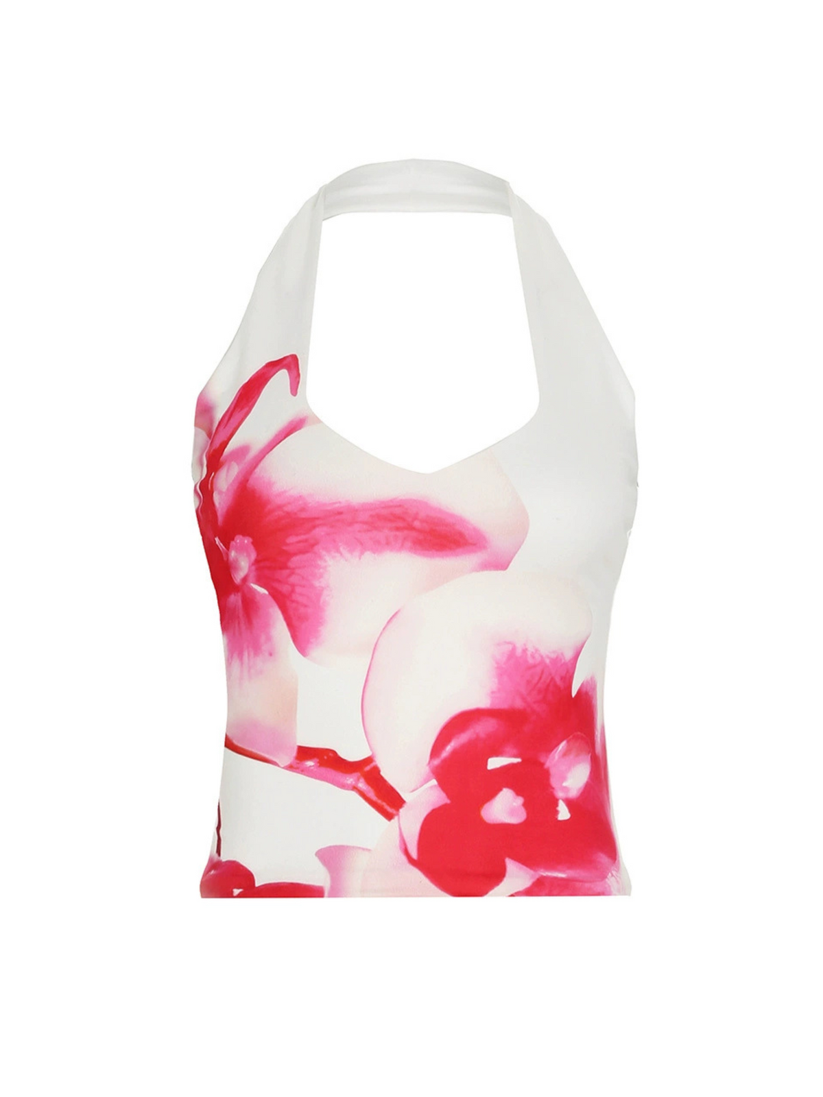 Effie Orchid Halter Skirt Set