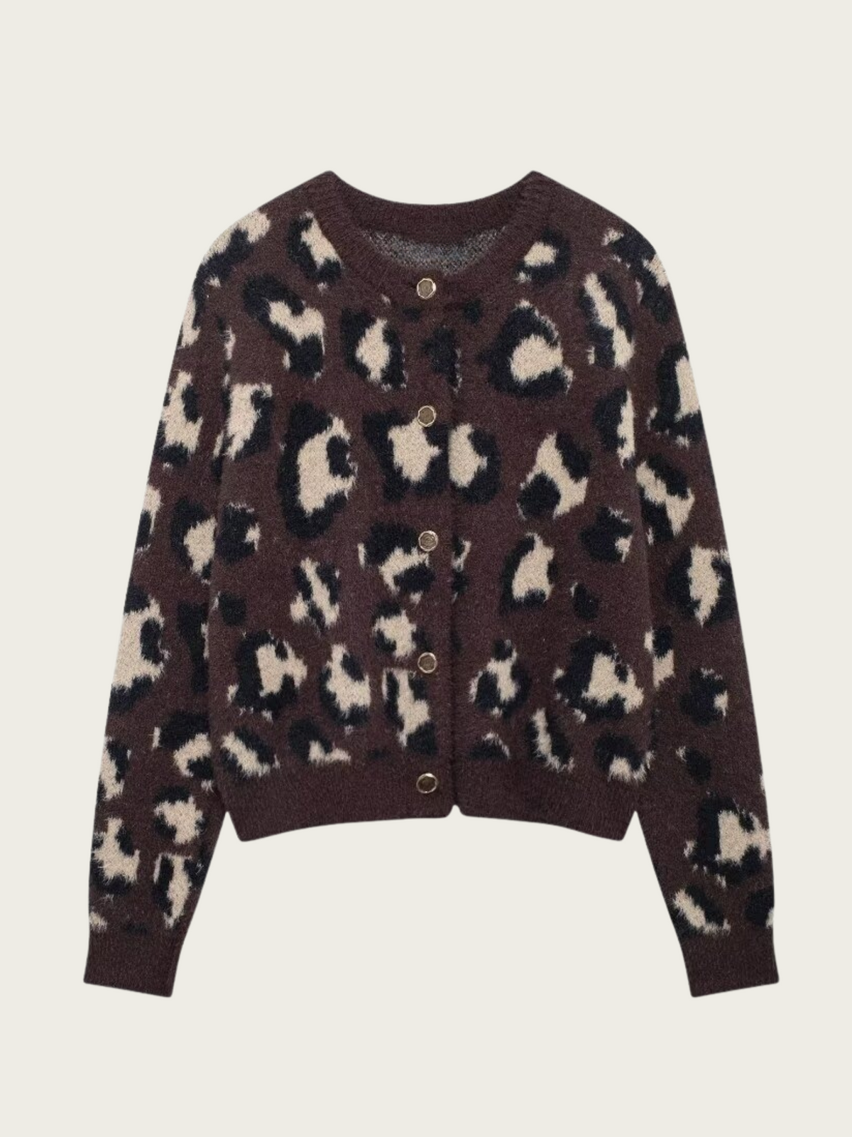 Maizie Faux Fur Leopard Cardigan