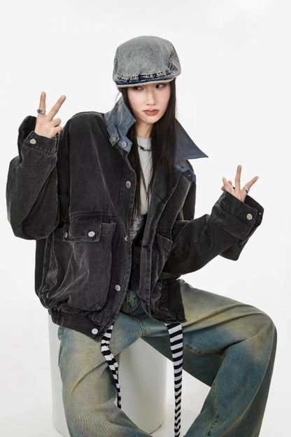 Relaxed Fit Workwear Pocket Jacket