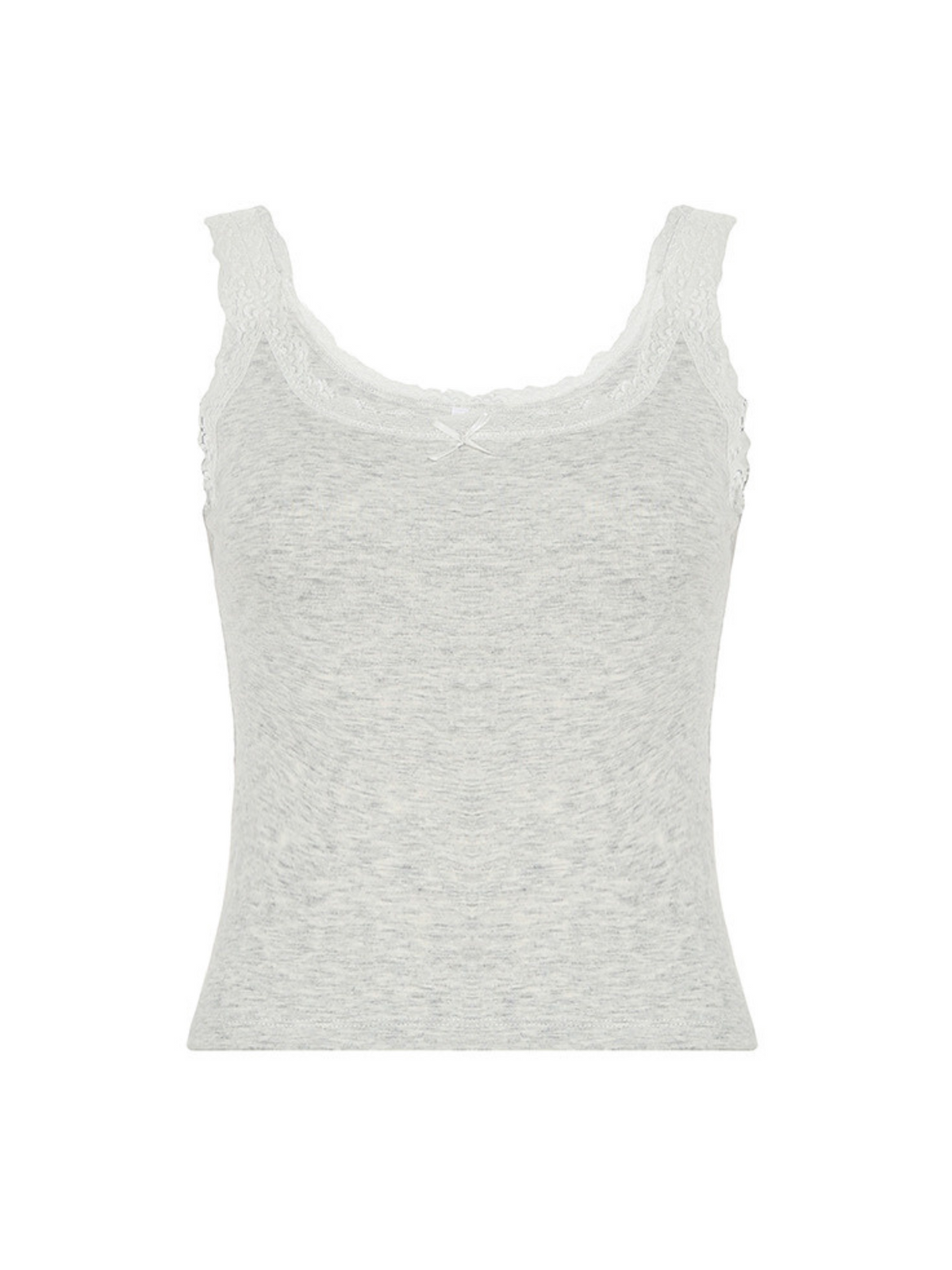 Rilee Lace-Trim Basic Top