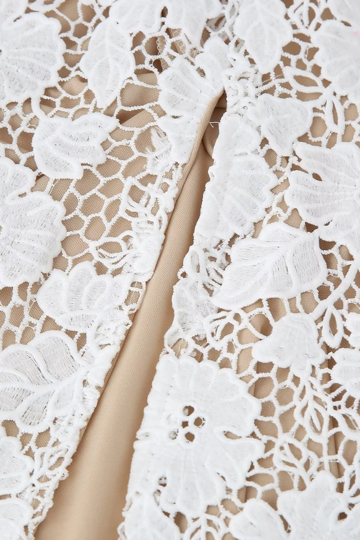 Lace Mesh Cami Maxi Dress