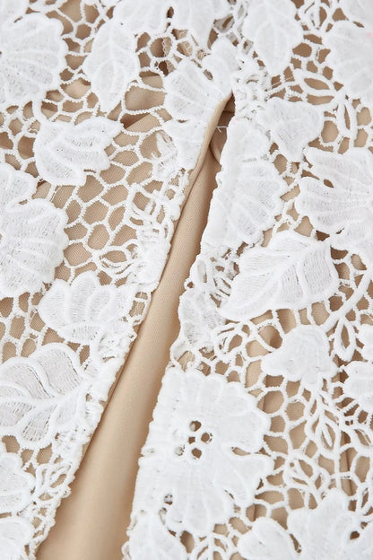 Lace Mesh Cami Maxi Dress