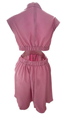 Square Neck Ruched Cutout Bodycon Mini Dress