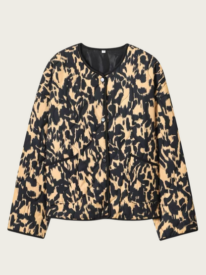 Forever Abstract Print Jacket