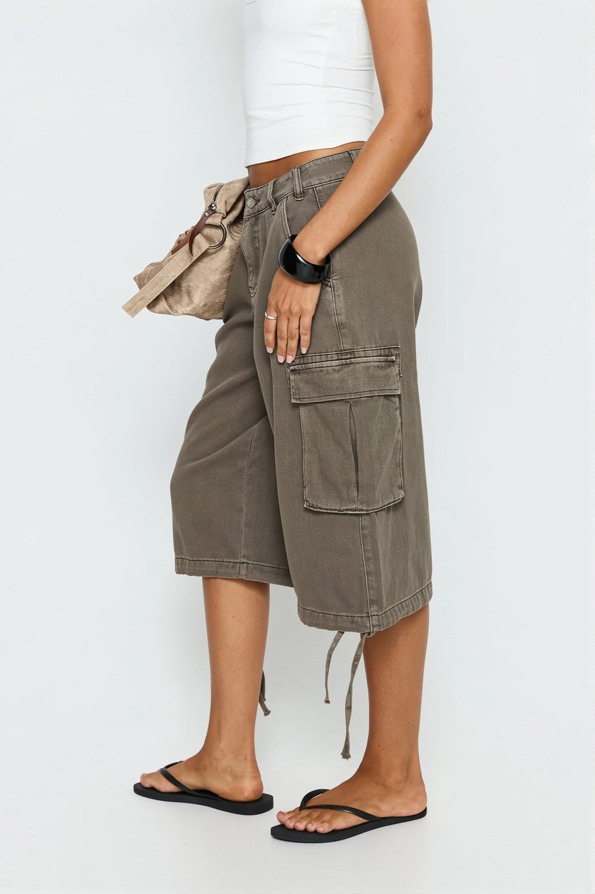 Camo Cargo Bermuda Pants