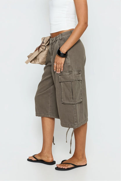 Camo Cargo Bermuda Pants