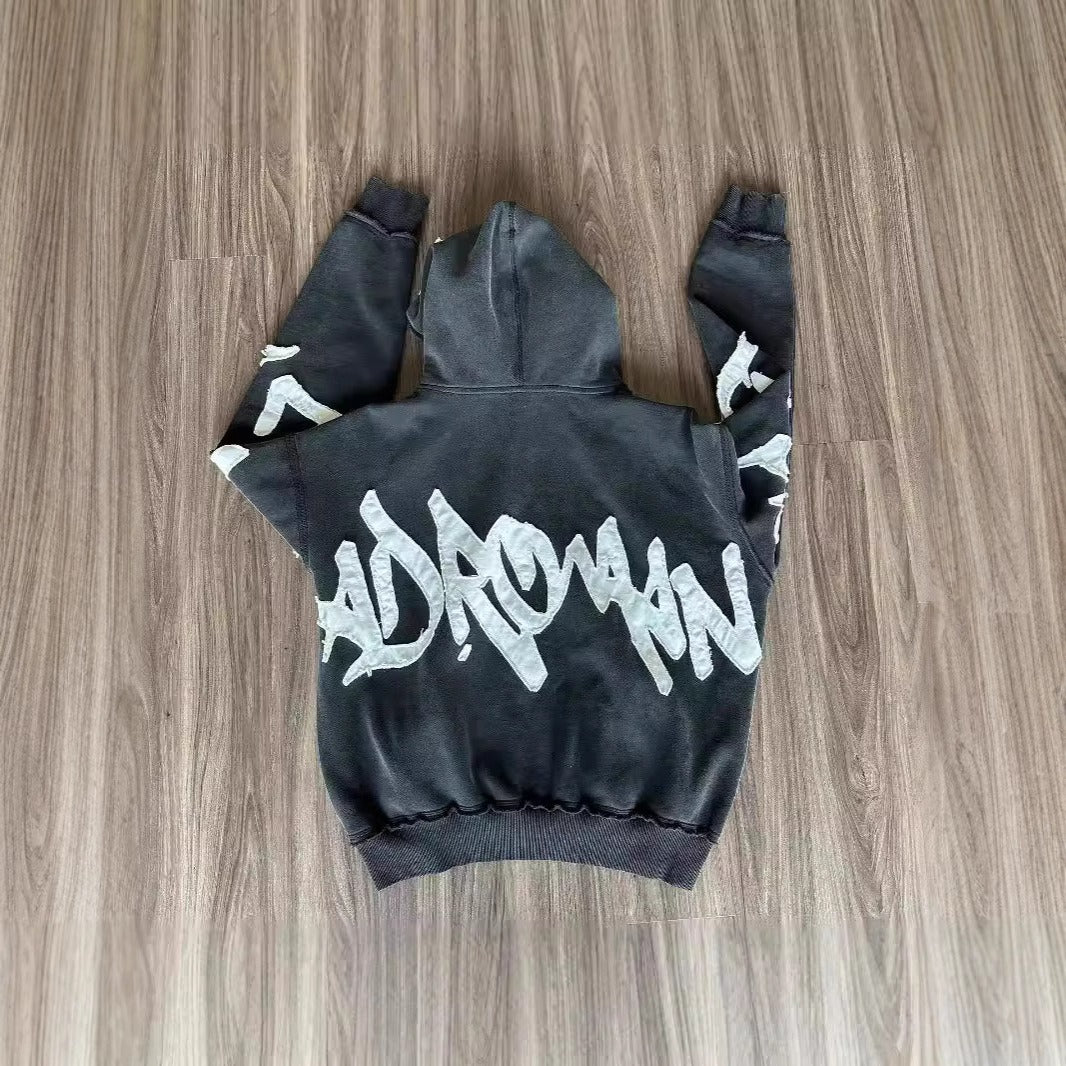 Gothic Y2K Zipper Hoodie