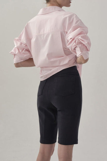 Casual Longline Cotton Blouse