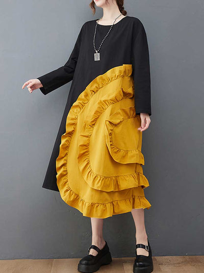 Off Shoulder Tiered Ruffle A-Line Midi Dress