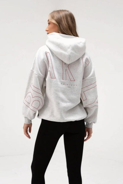 Printed Thick Loose Hoodie