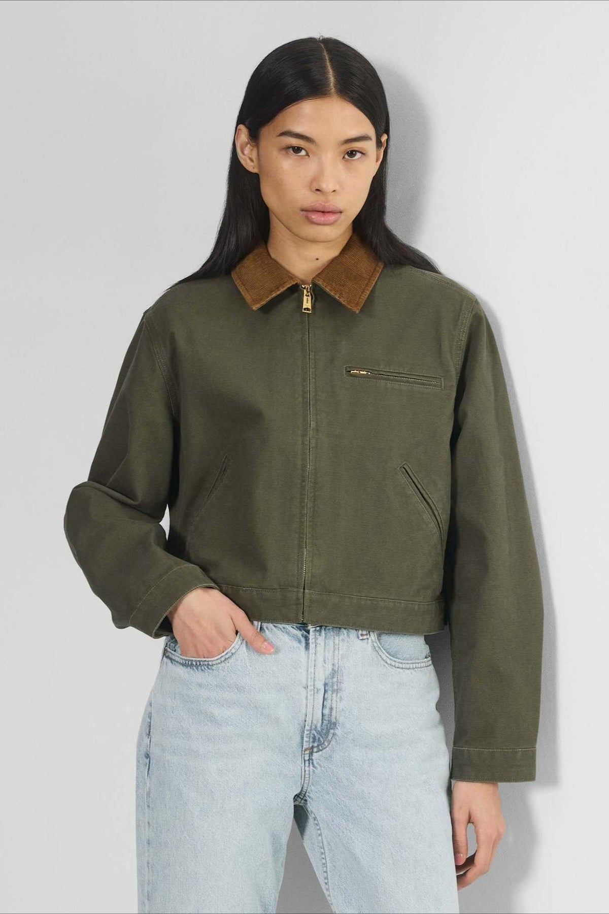 American Vintage Utility Cropped Coat