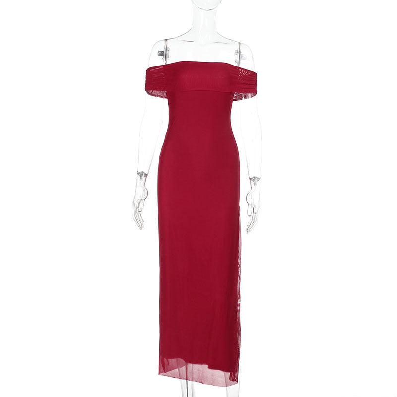 Square Neck Smocked Bodice Puff Sleeve Tiered Mini Dress