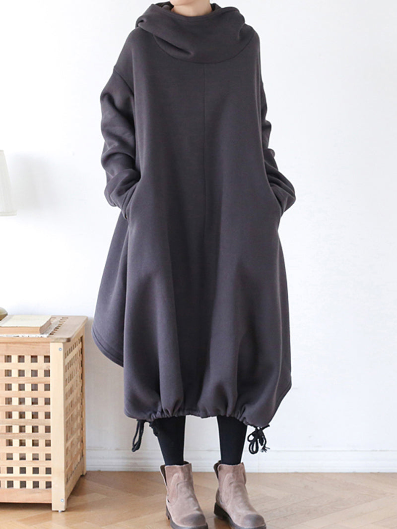 Square Neck Puff Sleeve Belted Fit and Flare Midi Dress