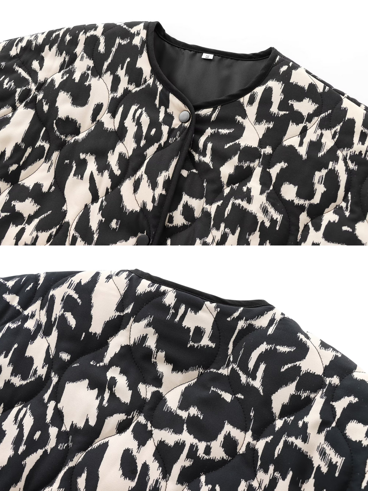 Forever Abstract Print Jacket