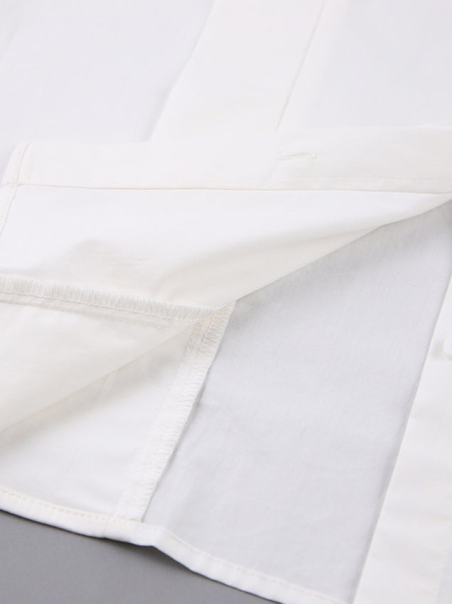 Structured Square Shoulder Panelled Blouse