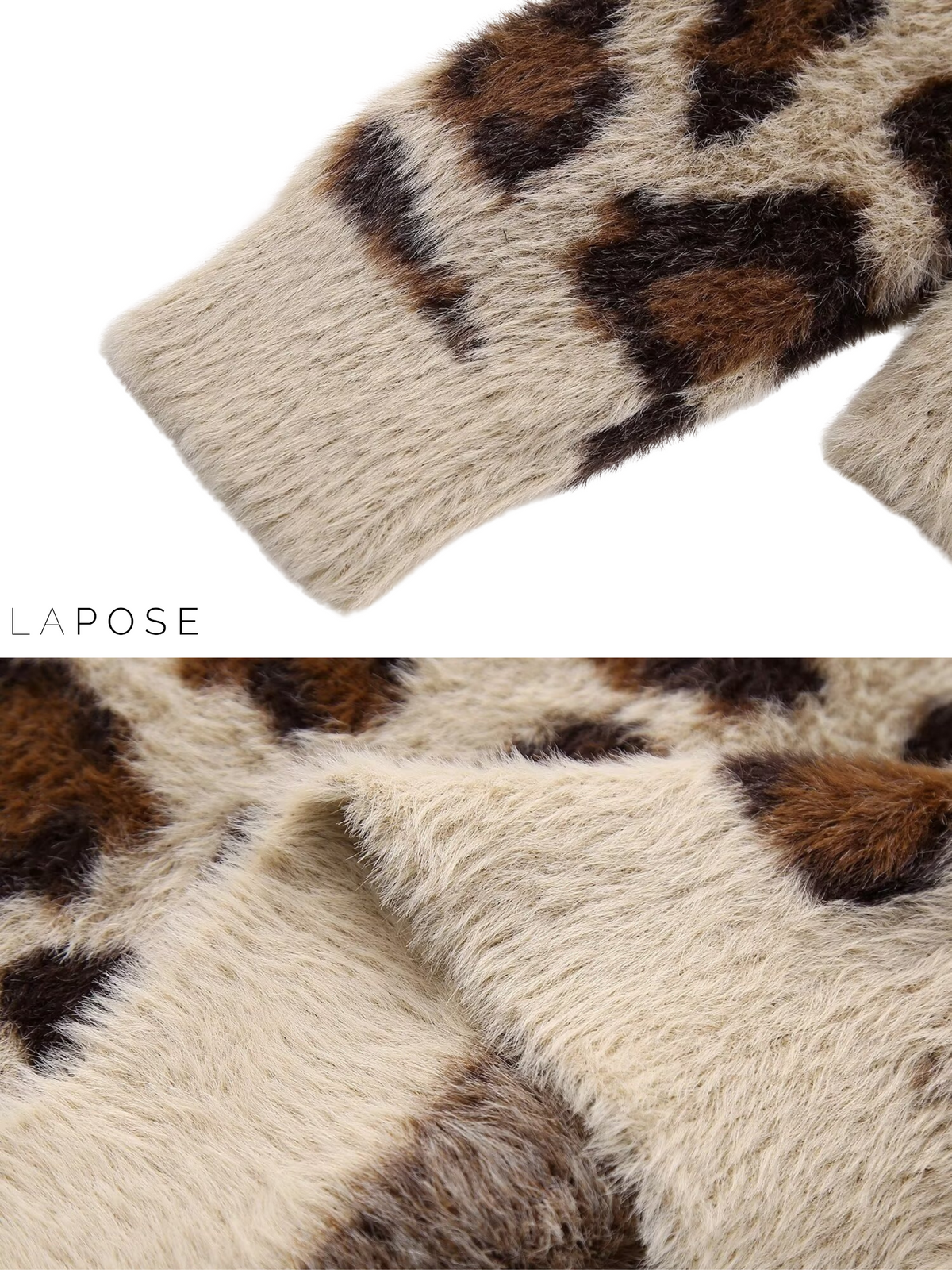 Maizie Faux Fur Leopard Cardigan