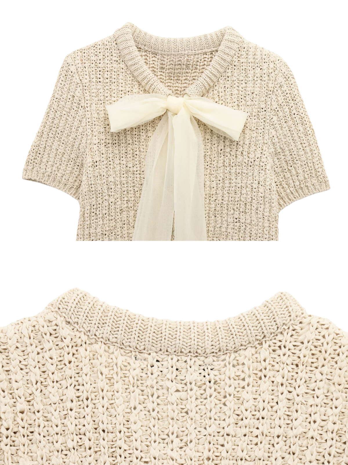 Jazmyne Bow Knit Cardigan