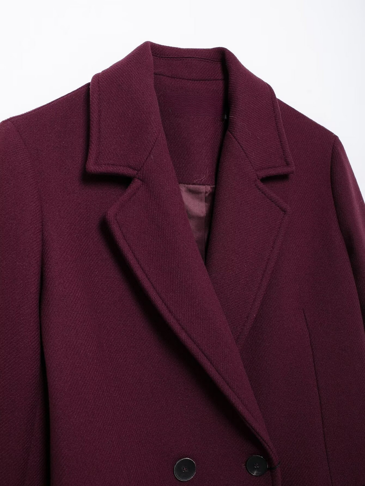 Heavenleigh Wine Red Long Coat