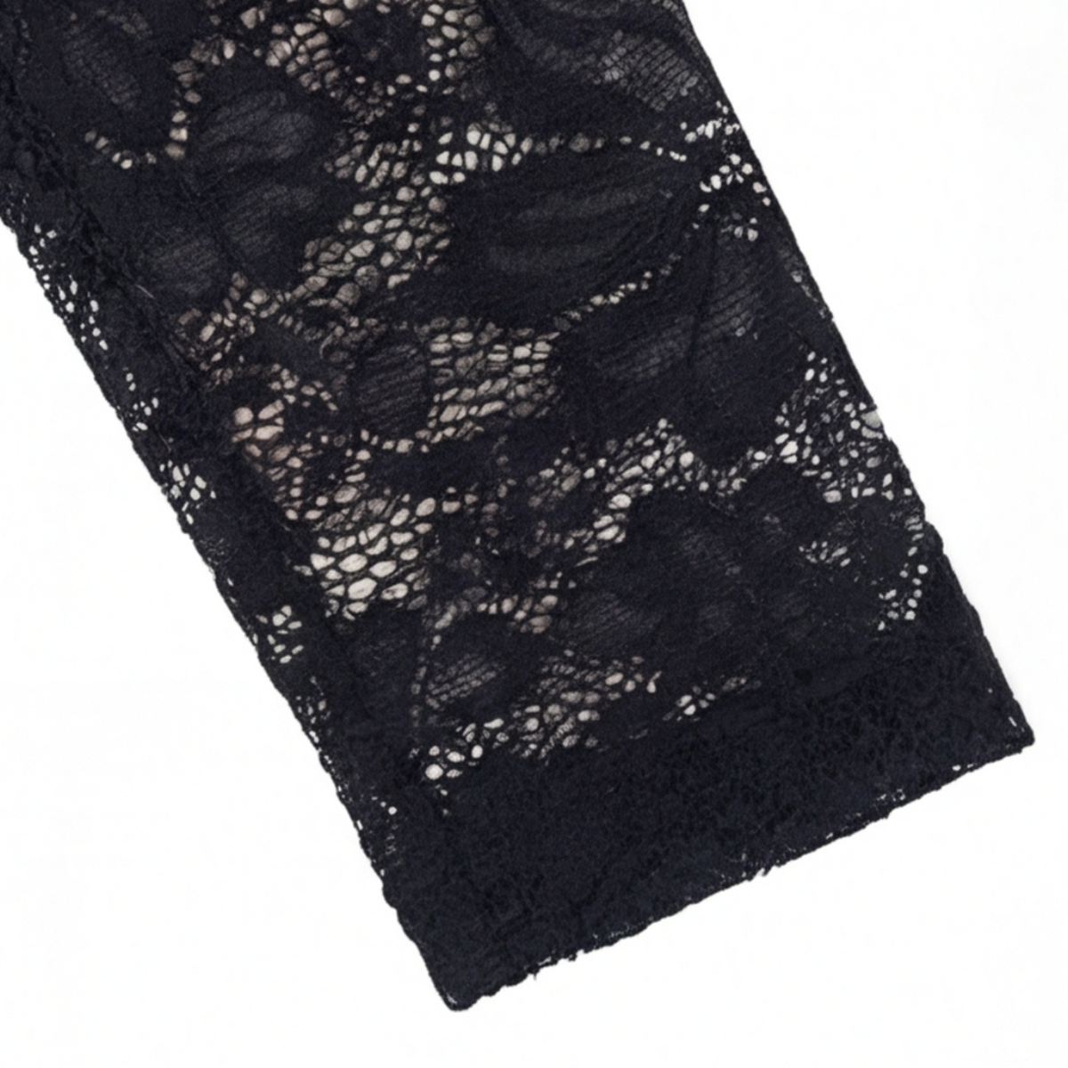 Lace Bodycon Mini Dress with Wrap Skirt Detail