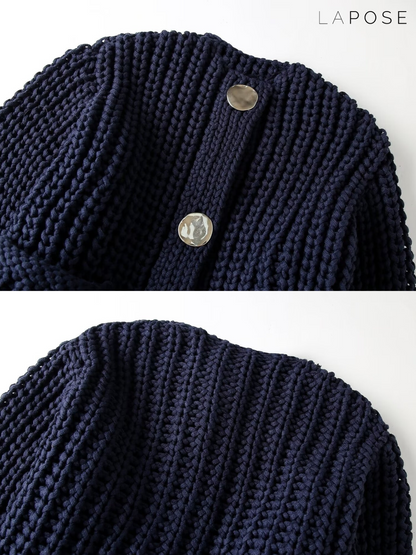 Candice Thick Knit Sweater Cardigan