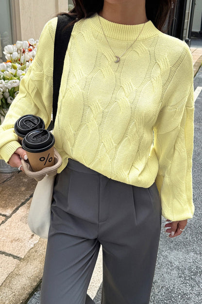 Long Sleeve Knit Base Sweater