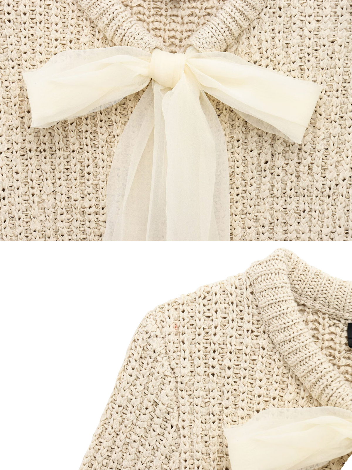 Jazmyne Bow Knit Cardigan