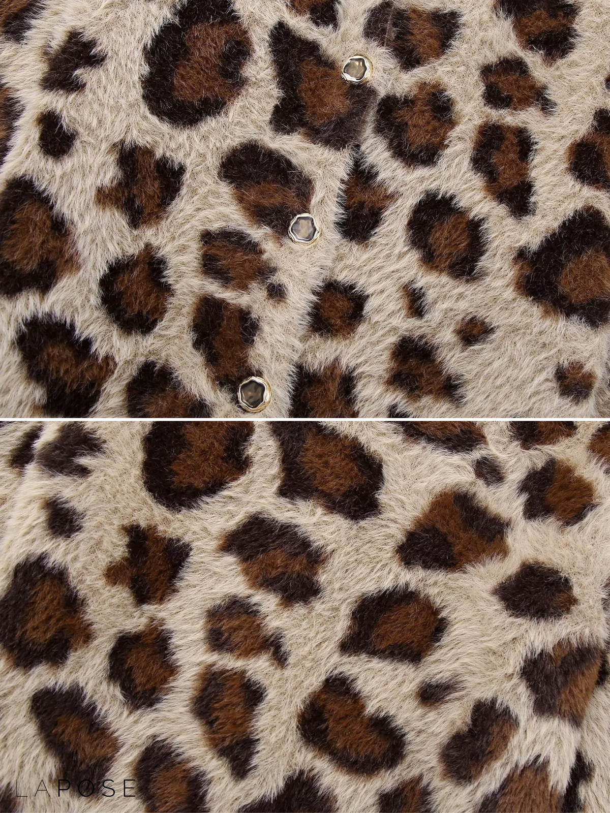 Maizie Faux Fur Leopard Cardigan