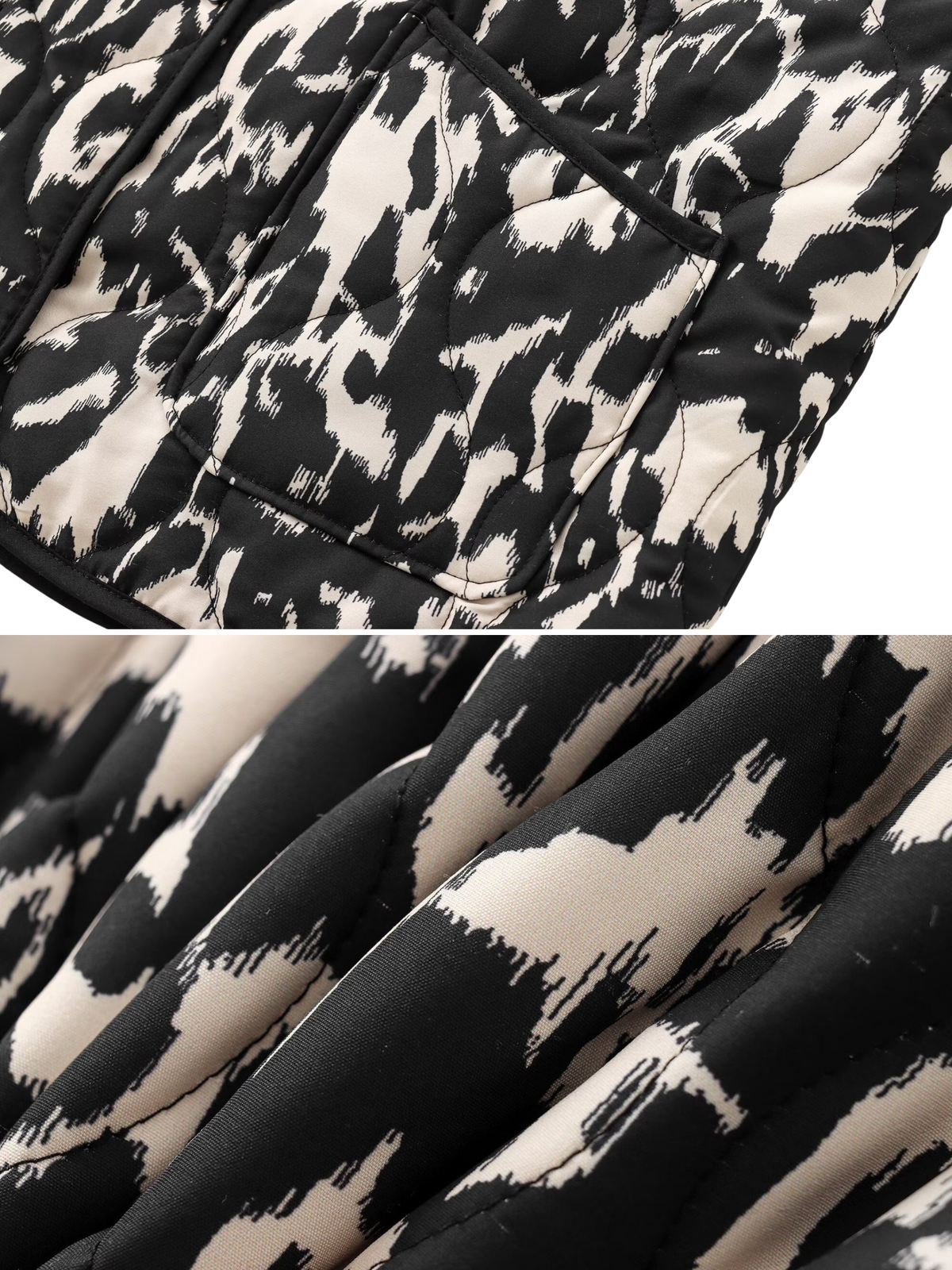 Forever Abstract Print Jacket
