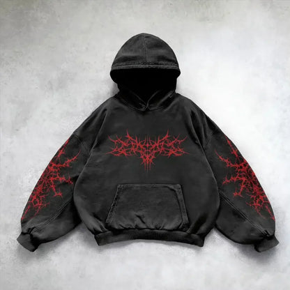 Gothic Skull Zipper Hoodie