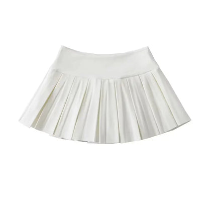 Andraya Pleated Mini Skirt