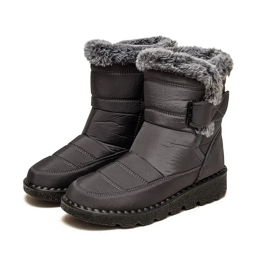 Boots Women Snow Plush Shoes Woman Platform Women's Boots Flat Keep Warm Women Shoes Casual Plus Size Winter Boots Botas Muje