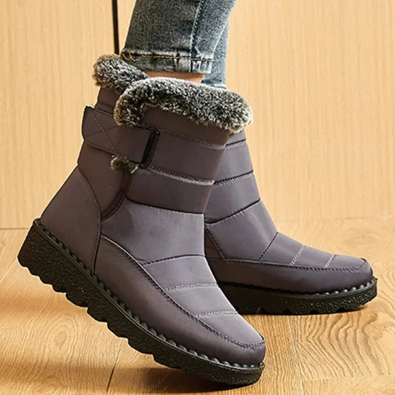Boots Women Snow Plush Shoes Woman Platform Women's Boots Flat Keep Warm Women Shoes Casual Plus Size Winter Boots Botas Muje